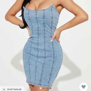 Denim dress